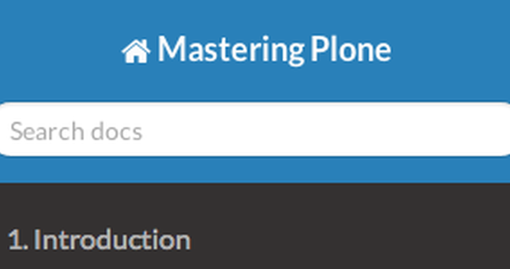 "Mastering Plone" Documentation - An Online Resource