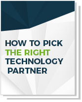 How to Pick the Right Technology Partner Cover