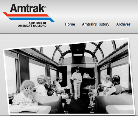 Amtrak's History Website Undergoes Facelift