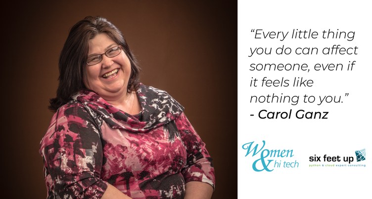 Carol Ganz is a featured board member of the Women & Hi Tech Newsletter for November 2019