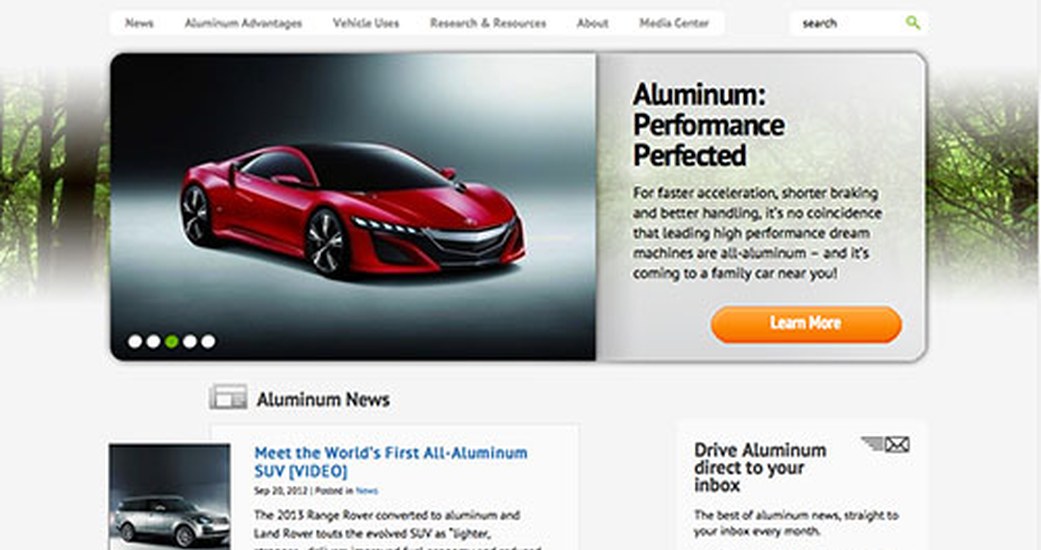 Six Feet Up Launches Striking New Website for the Aluminum Transportation Group