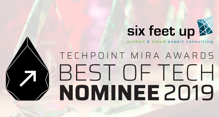 Six Feet Up Selected as a Nominee for 20th Anniversary TechPoint Mira Awards Honoring ‘The Best of Tech in Indiana’