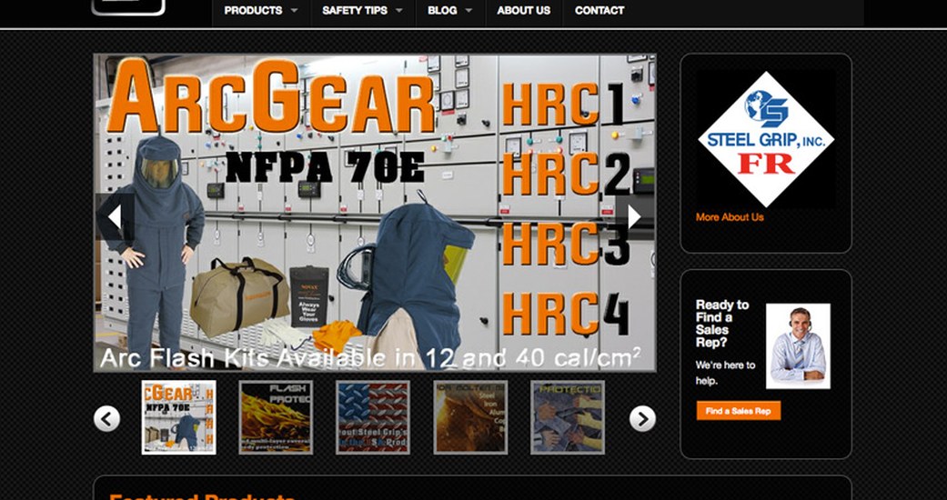 Steel Grip launches new site with E-commerce and enhanced search