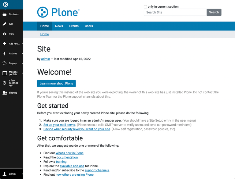 Plone Classic front-end.png