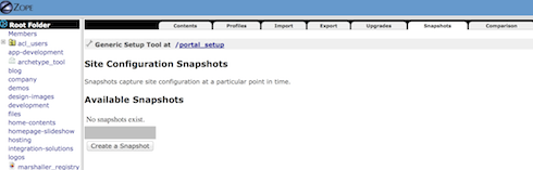 portal snapshot screenshot