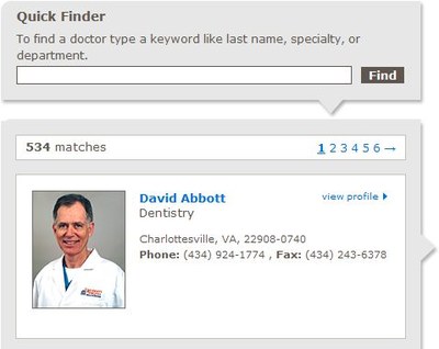 Quick Finder - Doctors